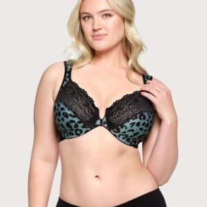 Front-Closure WonderWire Bra Centennial Leopard