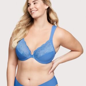 Front-Closure WonderWire Bra Blue Azure