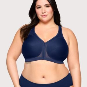 MagicLift Front-Closure Posture Back Bra Blue