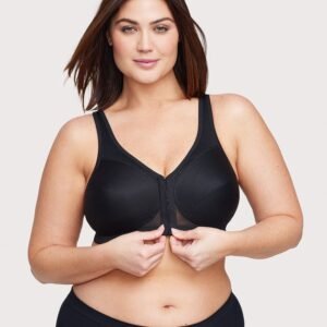 MagicLift Front-Closure Posture Back Bra Black