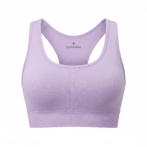Starbkshirt Women's Seamless Racerback Sports Bra - Lavender